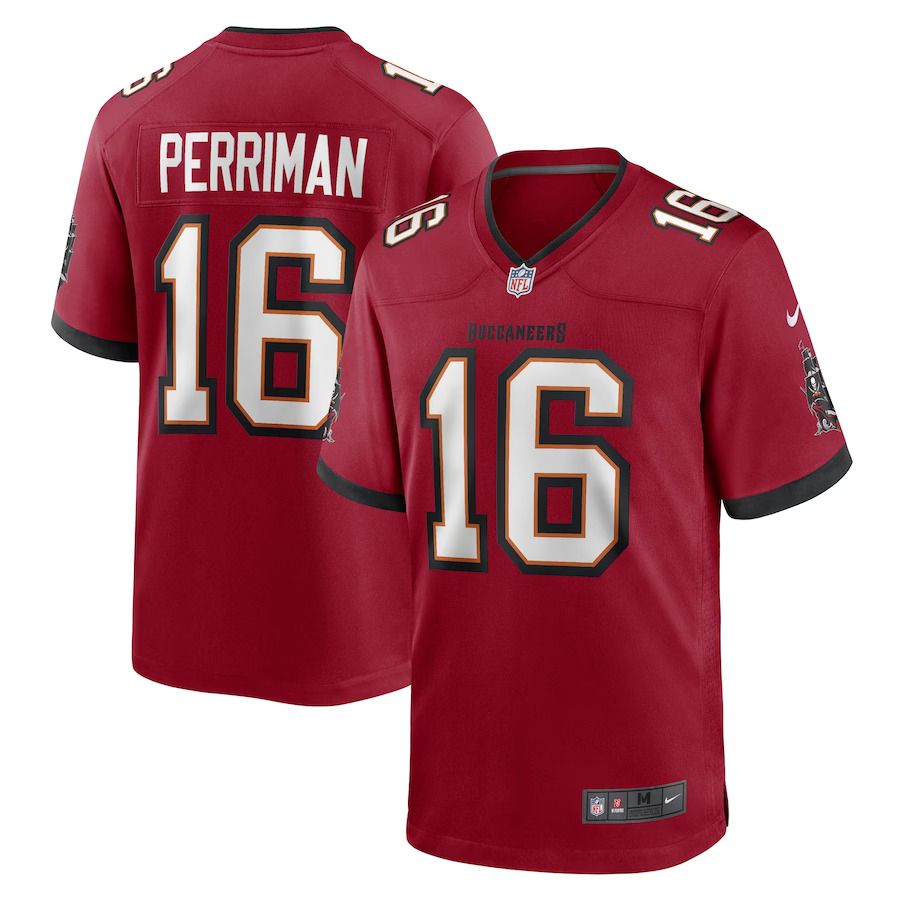 Men Tampa Bay Buccaneers 16 Breshad Perriman Nike Red Game Player NFL Jersey